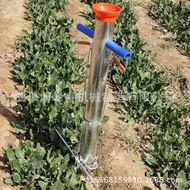 移栽神器種植栽苗玉米移苗器挖洞插秧機不鏽鋼地膜打孔器農用工具