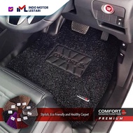 karpet mobil comfort premium nissan almera tahun 2017 - black full