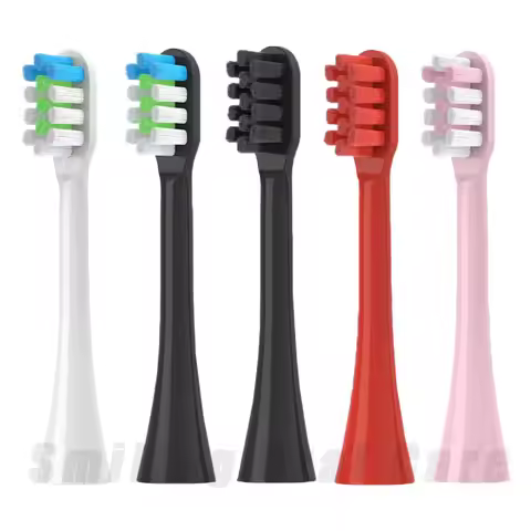 SEAGO Replacement Toothbrush Head Fit S2/S5/SE-6/SK2/972/S2X Dupont Soft Bristles Toothbrush Nozzles