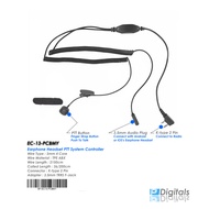 BAOFENG Earpiece PDi-Headset PTT System Controller EC-13