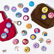 Winkle Cucus Button Pin Button Bag Pin/ Button Pouch Pin/ Bag Pin/ Pin/