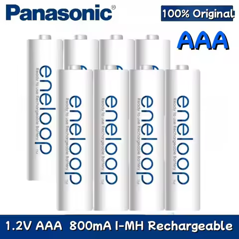 New Panasonic Eneloop 800mAh AAA 1.2V NI-MH Rechargeable Batteries For Electric Toys Flashlight Came