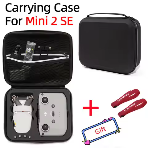 Handbag Portable Shockproof Box For DJI Mini 4K/DJI Mini 2/ Mini 2 SE Transport Case Drone Remote Co