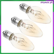 3pcs Vintage E12 Lamps Bulbs Decorative LED Bulbs Light Bulbs For Wax Warmers Dimmable Bulbs Clear B
