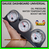 Gauge Dashboard indikator.  Oil water Temperature  . Oil Pressure. Boost meter. meteran Pengukur  te