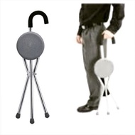 Kerusi Solat Sembahyang tongkat lipat 3 kaki alat bantu jalan Oku Kerusi Tongkat Lipat