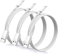 iPhone Charger Cord Lightning Cables, Original 2022 Upgraded [3Pack 3ft] Apple MFi Certified USB A C