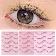 【ZAII】 Under Eyelash Lash Transparent Stem Soft Lower Lashes G7v8  【ZAII】