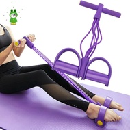 6-Tube Pedal Resistance Band High-Quality Elastic Rope Full-Body Exercise