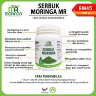 【MR Moringa】Serbuk Moringa | Moringa Oleifera Daun Kelor (l00 mg ) - Atasi Diabetis, Darah Tinggi, Ekzema, Kanser
