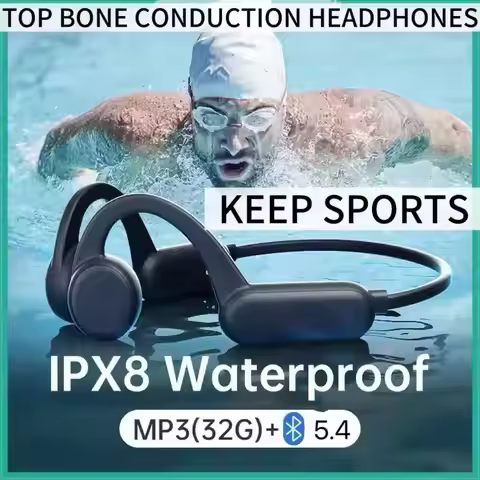 Wireless Earphones for shokz open Sports Bone Conduction Bluetooth IPX8 Waterproof Headphones With 3