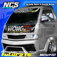 Stiker Decal Satu Set Kabin Depan+Kaca Depan All Pick Up L300FuturaCarry Bisa Request Gambar
