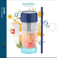 ECENTIO Blender Mini Portable Juiecer Plastik Cooper bumbu kecil kapsul jus buah 12 mata pisau tanpa
