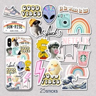 Terbaru 19pcs AESTHETIC STICKER HP LAPTOP TUMBLR STICKER