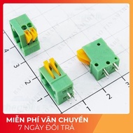 [5 Pieces]- KF141-2.54-2-V Terminal Block 2 Vertical Wire Plug Contacts 2.54mm 150V 2A Tech Componen
