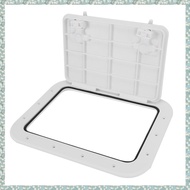 (SZHA) 425-315mm Boat Hatch ABS Marine Access/Deck Hatch for Marine Yacht RV Non-Slip Removal Knob A