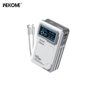 Sạc dự phòng siêu nhanh 45W Wekome WP-88 15000mAh kiêm bộ sạc tường PD 45W QC 22.5W chân cắm 220V - 