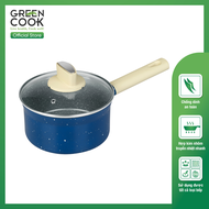 Nồi Quánh Vân Đá Đáy Từ Chống Dính Green Cook GCS241-18IH size 18cm - Chính hãng Green Cook