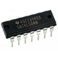 IC TTL 7404 LOGIC GATE – GATE NOT DIP14 SN
