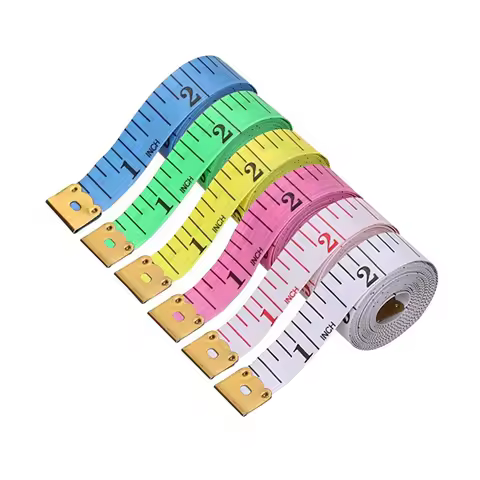 1/5/10Pcs 150cm/60-Inch Soft Body Measuring Ruler Tailor Tape Measure Centimeter Meter Sewing Measur