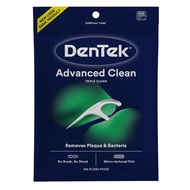 DenTek, Triple ,Clean, Advanced Clean Floss Picks, No Break & No Shred Floss, 150 Count