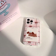 Anti Yellow Unique Puppy Girl Casing Xiaomi 0 poco X7 Pro 5G14T Pro C75 F4 M5 X3 Nfc X5 Pro 5G F5 M4