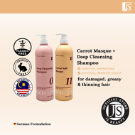 JS Exclusive Promotion Set - JS Carrot Soft Masque + JS Shampoo (J0B/J1B/J2B/J67B) - 2 x 1000ML (ST)