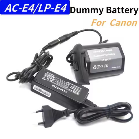 LP-E4 LP-E19 Dummy Battery DR-E4 DC Coupler&AC-E4 AC Power Adapter For Canon EOS-1DC 1DX 1DMark III 