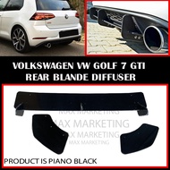 VOLKSWAGEN VW GOLF 7 GTI BLANDE REAR BUMPER DIFFUSER ABS BODYKIT