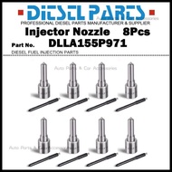 8Pcs Diesel Fuel Injector Nozzle Tips 093400-9710 DLLA155P971 for Toyota Landcruiser 70 / Prado 1VD-