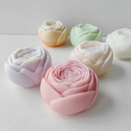 Aromatherapy Candle Silicone Mold Flowers Ice Epoxy Resin Mould Cake Decoration Baking Molds