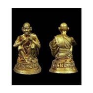 LP Koon Roop Lor/Luang Phor Khun Loop Lor, Wat Nong Mu Tai, BE2538, Yellow Copper