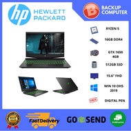 LAPTOP HP Pavilion Gaming Laptop 15-AMD Ryzen5-5600H