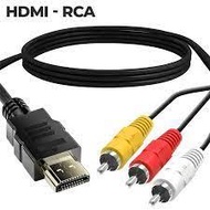 HDMI to RCA cable 1.5 meters / high quality HDMI to RCA cable