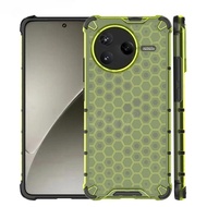 Shockproof Transparent Case For Xiaomi Poco F7 F6 F5 F4 Pro Honeycomb Armor Back Case For Poco F7Pro