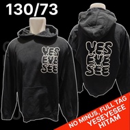 Hoodie Hitam Yeseyesee Original/Hoodie Hitam YES EYE SEE Ori, Bekas