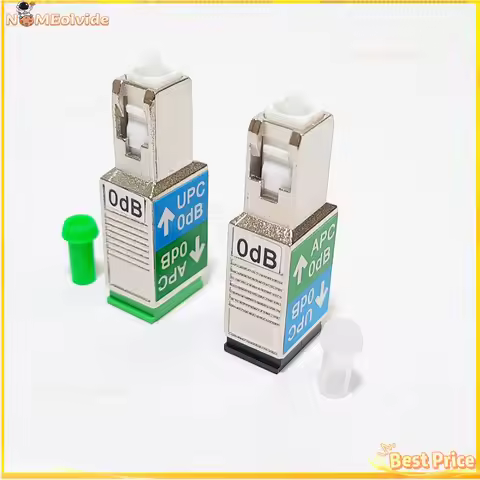 Optic Fiber Attenuator 0Db SC APC UPC Female 9/125 Single-Mode Converter Connector Optical Adapter F