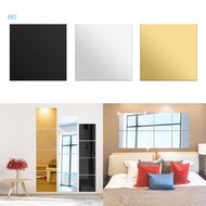 pri Wall Mirror Tiles Acrylic Mirror Sticker for Room Frameless Over The Door Mirror