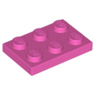 Lego 3021 part Plate 2 x 3 dark pink