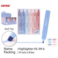 Highlighter Soft Tip HL99 Soft Tip HL-99-6 Joyko