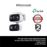 Tapo C246D Indoor/Outdoor Dual Lens Pan/Tilt Security Camera 2 YW