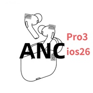 Latest 2026 HIFI 5.3 TYPE-c ANC real Premium Pro 3 Rename GPS Wireless Bluetooth Headphones TWS Supe