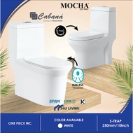 Jamban Besar One Piece Rimless Soft Close wc water closet tandas bilik air toilet bowl CWC763 [ Only 1 unit per order ]