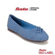 Bata บาจา Red Label รองเท้าคัทชูแบบสวมส้นแบน สวมใส่ง่าย ดีไซน์หรู น้ำหนักเบา สำหรับผู้หญิง รุ่น RIANA สีน้ำเงิน 5609385 สีชมพู 5605385