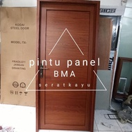 PROMO!!! pintu aluminium panel serat kayu