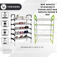 GSF 5-Tier Stainless Steel Shoe Rack GSF 5-Tier Shoe Rack GSF 5-Tier Shoe Rack/