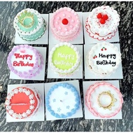 Birthday photography Concept, fake bento cake bento cake birthday