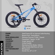 Sepeda Gunung MTB 20 Inch United Elbruz Terbaru