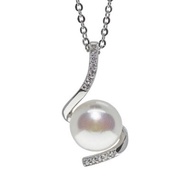 999 genuine white gold necklace pendant