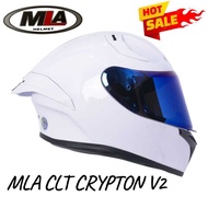 NEWEST VIRAL ORIGINAL FULL FACE WHITE mla CRYPTON helmet